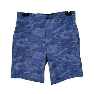 Vineyard Vines Blue Camo Breaker Shorts Mens 28 Blue Golf Performance Stretch